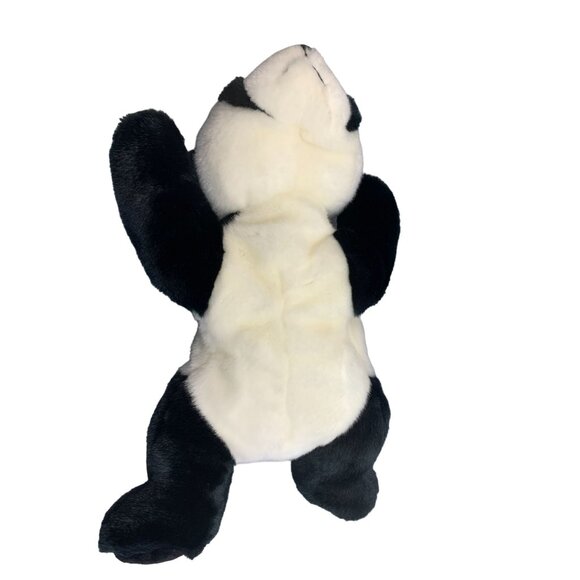 Ty Beanie Buddies Peking Panda Plush Stuffed Animal Doll Toy Black White 14.5 in - Picture 3 of 6
